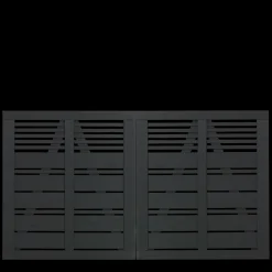 Clearance Plus Silence dobbeltlåge 200x110 cm sort