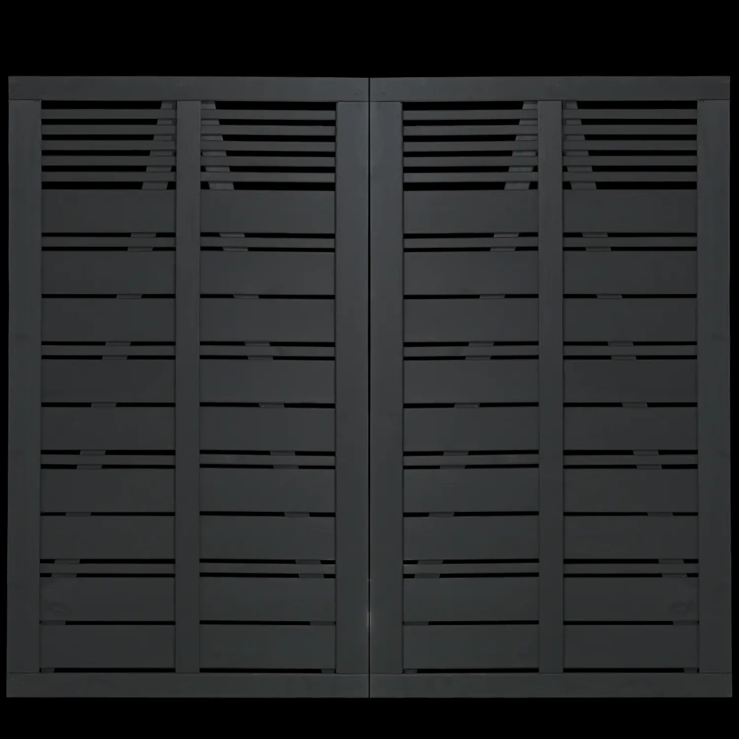 Clearance Plus Silence dobbeltlåge 200x110 cm sort