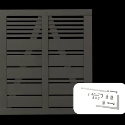 Plus Havelåger^Silence Enkeltlåge inkl. beslag 100x110 cm