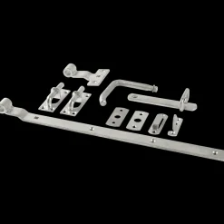 Online Plus Silence enkeltlåge inkl. beslag 100x110 cm sort