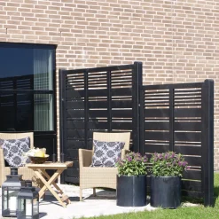 Hot Plus Silence hegn 176x110 cm sort