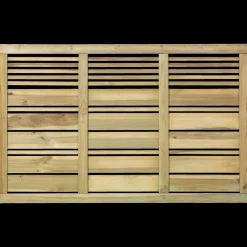 Plus Lamelhegn^Silence hegn 176x110 cm trykimprægneret