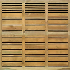 Plus Lamelhegn^Silence hegn 176x110 cm trykimprægneret