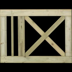 Plus Havelåger^Slot enkeltlåge 100x75 cm trykimprægneret