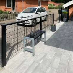 Plus Tilbehør Til Hegn^stålespalier m/kant 900x1800 mm sort