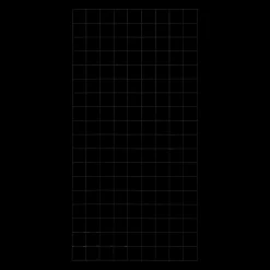 Plus Tilbehør Til Hegn^stålespalier m/kant 900x1800 mm sort