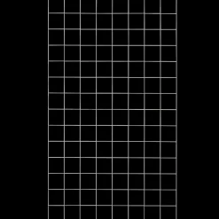 Clearance Plus stålespalier 800x1400mm Ø5mm varmgalv. 10x10 cm