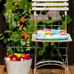 Clearance Plus stålespalier 800x1400mm Ø5mm varmgalv. 10x10 cm