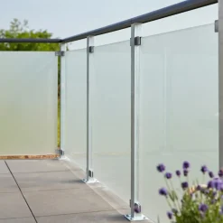 Clearance Plus Stålstolpe m/fod til håndliste inkl. bolte hjørnestolpe 4,5x4,5x103,3 cm