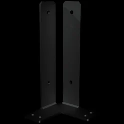 Plus stolpefod t/fundament hjørne 9x9 cm sort