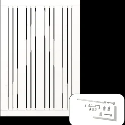 Plus Havelåger^Tangent Enkeltlåge inkl. beslag 95x140 cm hvid