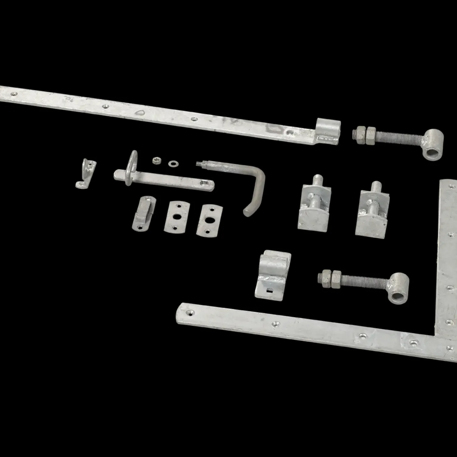 Plus Havelåger^Tangent Enkeltlåge inkl. beslag 95x140 cm umbragrå