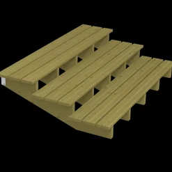 Sale Plus Terrassetrappe 3 trin 19° 180 cm