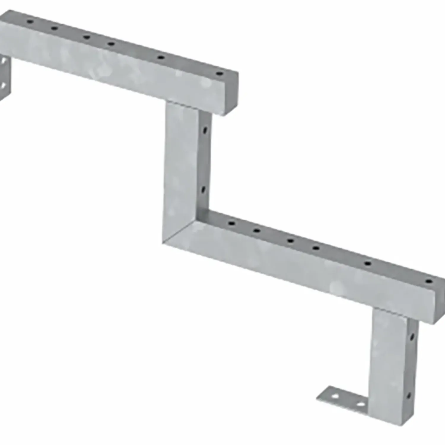 Plus Trapper Og Lemme^Terrassetrappe 2 trin 37x54 cm 34,2° 120 cm