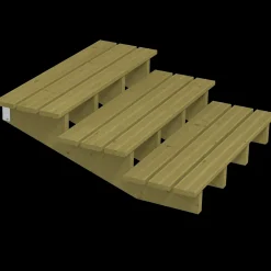 Clearance Plus Terrassetrappe 3 trin 19° 120 cm