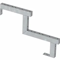 Outlet Plus Terrassetrappe 2 trin 37x54 cm 34,2° 180 cm