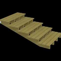 Sale Plus Terrassetrappe 5 trin 19° 120 cm