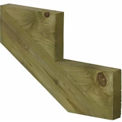 Online Plus Terrassetrappe 2 trin 37x51 cm 34,2° 120 cm