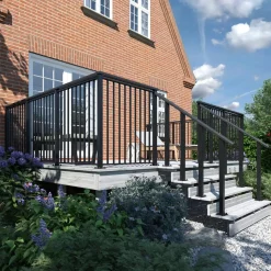 Plus Terrassetrappe 4 trin 71x104 cm 34,2°  120 cm