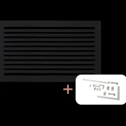 Plus Havelåger^Tokyo bred låge inkl. beslag 150x90 cm sort