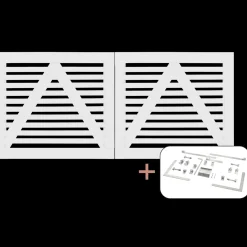 Plus Havelåger^Tokyo dobbeltlåge inkl. beslag 200x90 cm hvid