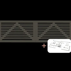 Plus Havelåger^Tokyo Dobbeltlåge inkl. beslag 300x90 cm