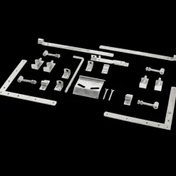 Plus Havelåger^Tokyo dobbeltlåge inkl. beslag 200x90 cm sort