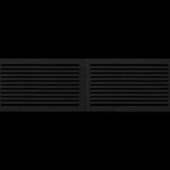 Clearance Plus Tokyo dobbeltlåge 300x90 cm sort