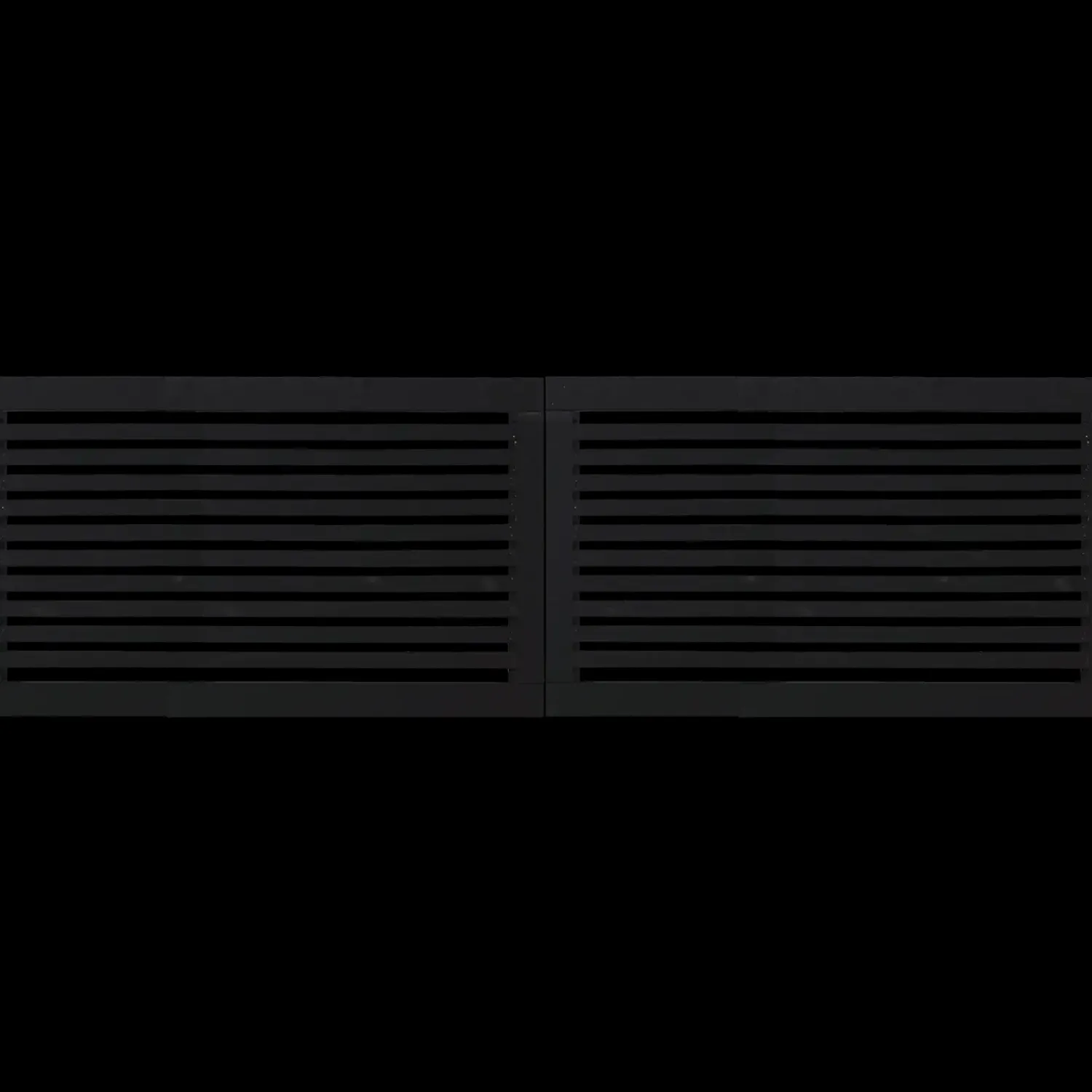 Clearance Plus Tokyo dobbeltlåge 300x90 cm sort