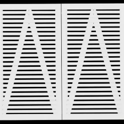 Plus Havelåger^Tokyo dobbeltlåge 200x90 cm hvid