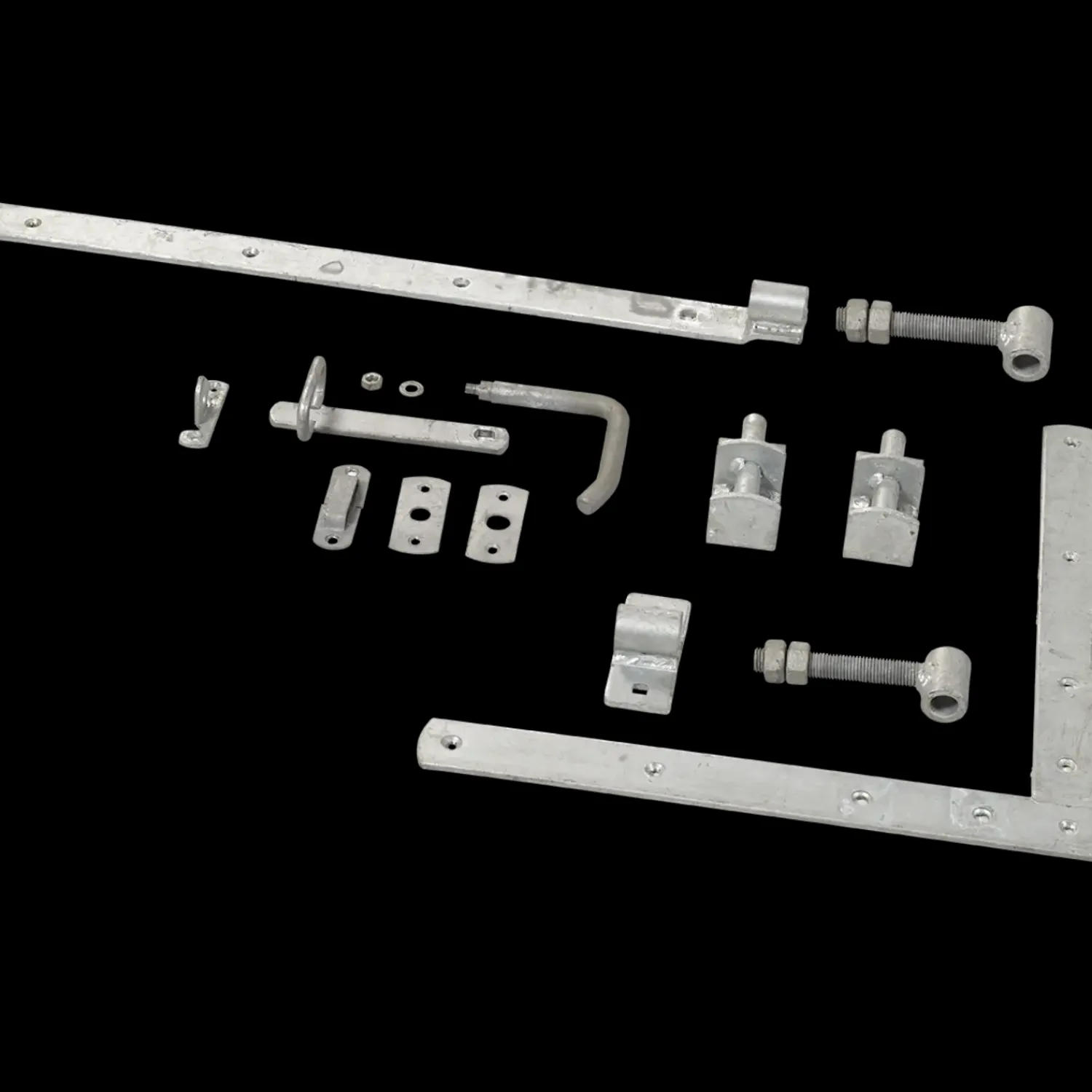 Plus Havelåger^Tokyo enkeltlåge inkl. beslag 100x90 cm hvid