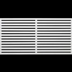 Plus Renovationsskjuler^Tokyo renovationsskjuler m/træstolper t/nedgravning hvid