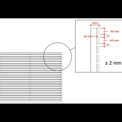 Plus Renovationsskjuler^Tokyo renovationsskjuler m/træstolper t/nedgravning hvid