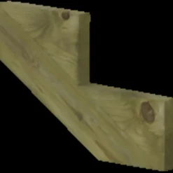 Plus trappevange 7 trin trykimp. træ