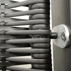 Plus Komposithegn^Trend hegn 115×110 cm sort