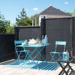 Plus Komposithegn^Trend hegn 115×110 cm sort