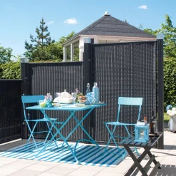 Plus Komposithegn^Trend hegn 115×110 cm sort