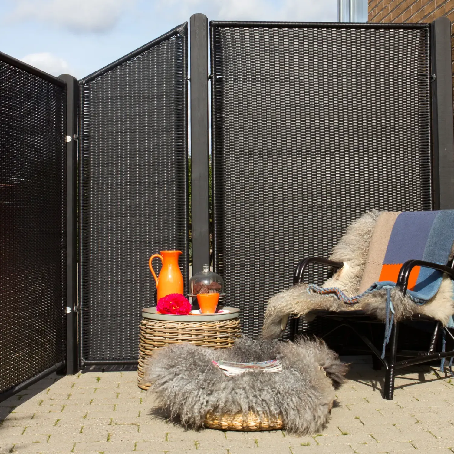 Best Plus Trend skråelement 55×140/110 cm sort