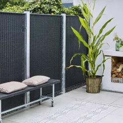 Best Plus Trend skråelement 55×140/110 cm sort