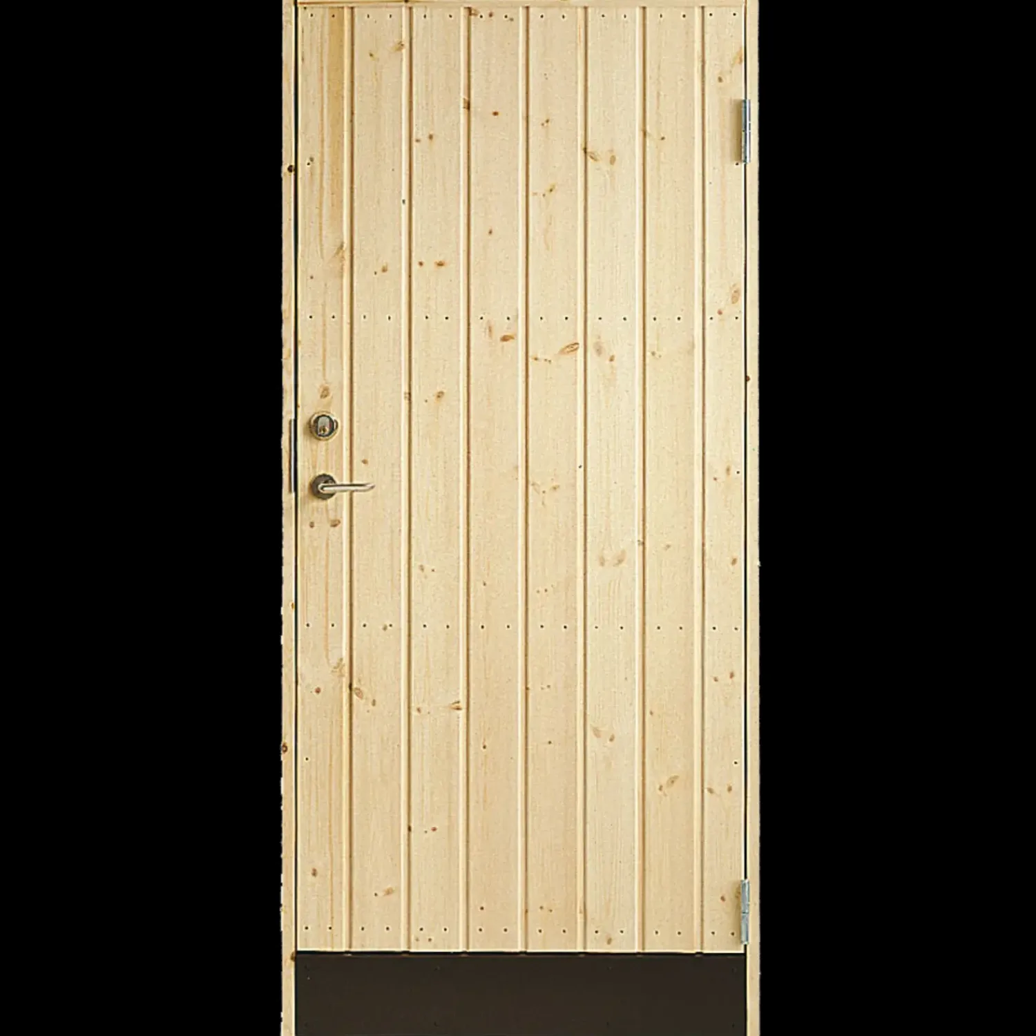 Indretning Og Tilbehør Til Skure^Plus udhusdør panel HU ubehandlet inkl. karm