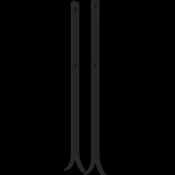 New Plus Universal stolpefødder t/nedstøbning 4x60 cm sort