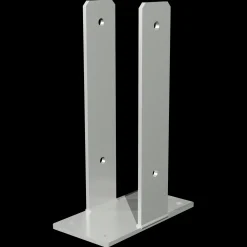 New Plus U-stolpefod t/fundament 9x9 cm varmgalvanisert