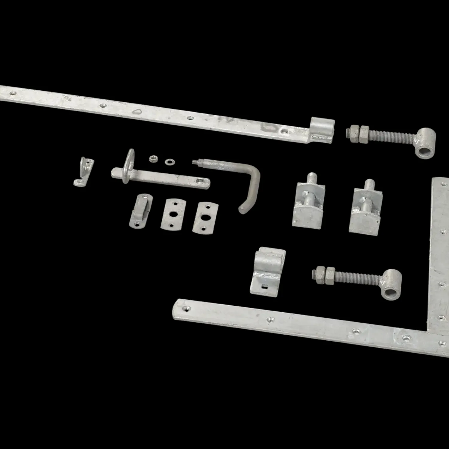 Plus Havelåger^Vinesse bred låge inkl. beslag 150x98 cm hvid