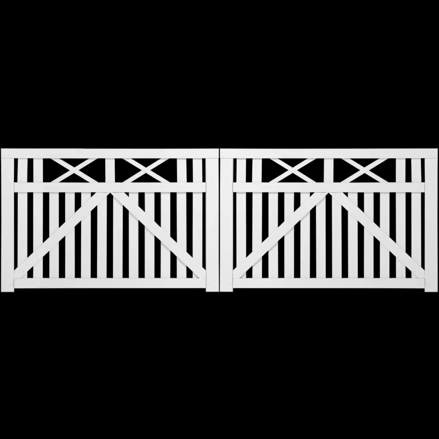 Plus Havelåger^Vinesse dobbeltlåge 300x98 cm hvid