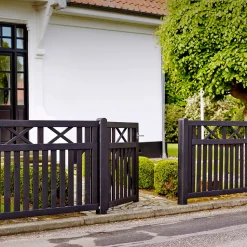 New Plus Vinesse enkeltlåge inkl. beslag 100x98 cm sort