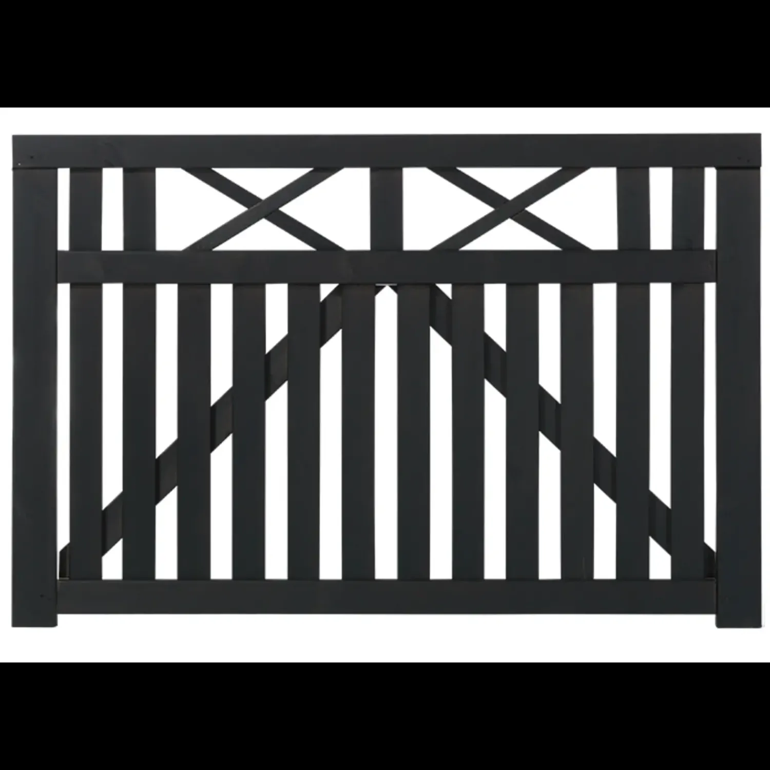 Plus Havelåger^Vinesse enkeltlåge 100x98 cm sort