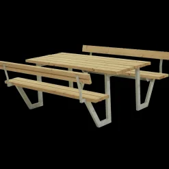 Plus Bord- Og Bænkesæt^Wega Bord/Bænkesæt m/2 ryglæn 177 cm ThermoWood®