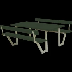 Plus Bord- Og Bænkesæt^Wega bord/bænkesæt med 2 ryglæn 177 cm trykimp