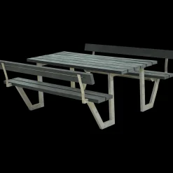 Plus Bord- Og Bænkesæt^Wega bord/bænkesæt med 2 ryglæn 177 cm trykimp