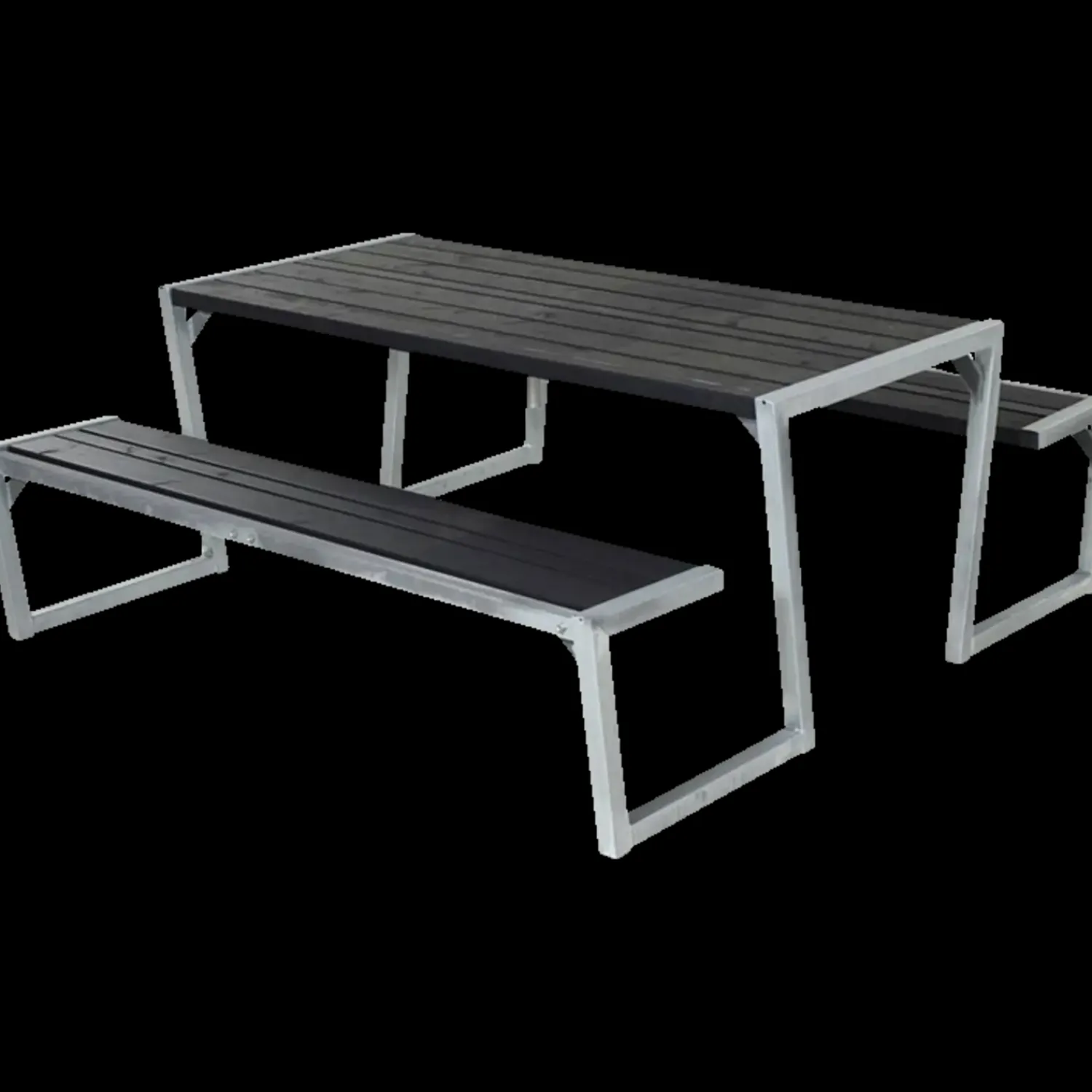 Plus Bord- Og Bænkesæt^Zigma bord- og bænkesæt med 2 ryglæn grøn, 176 cm